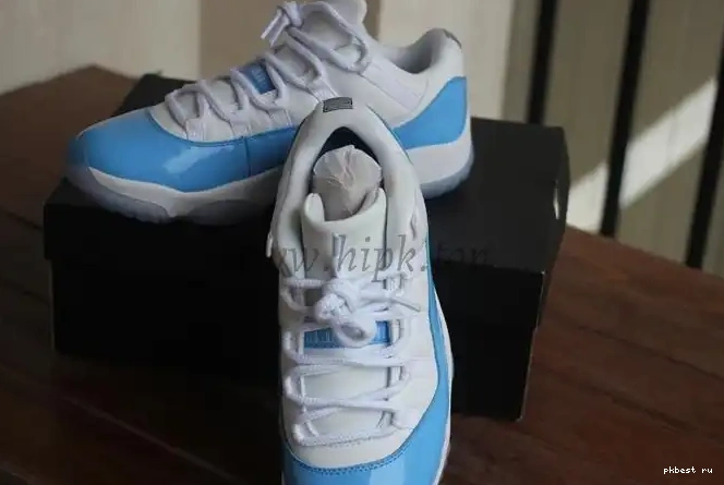 Low Air Authentic Jordan 11 Columbia 0613